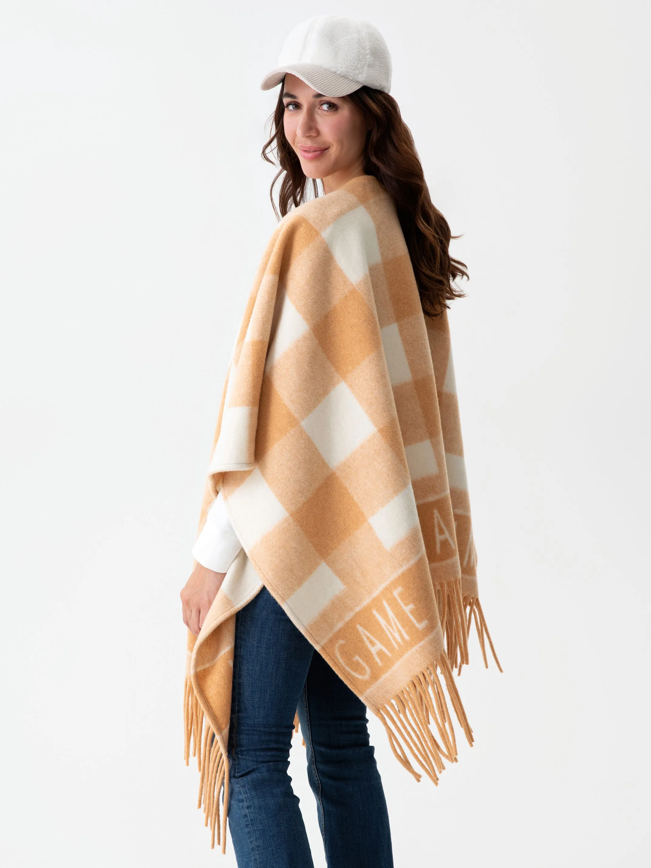 Shiraleah Callie "Game Day" Cape, Tan