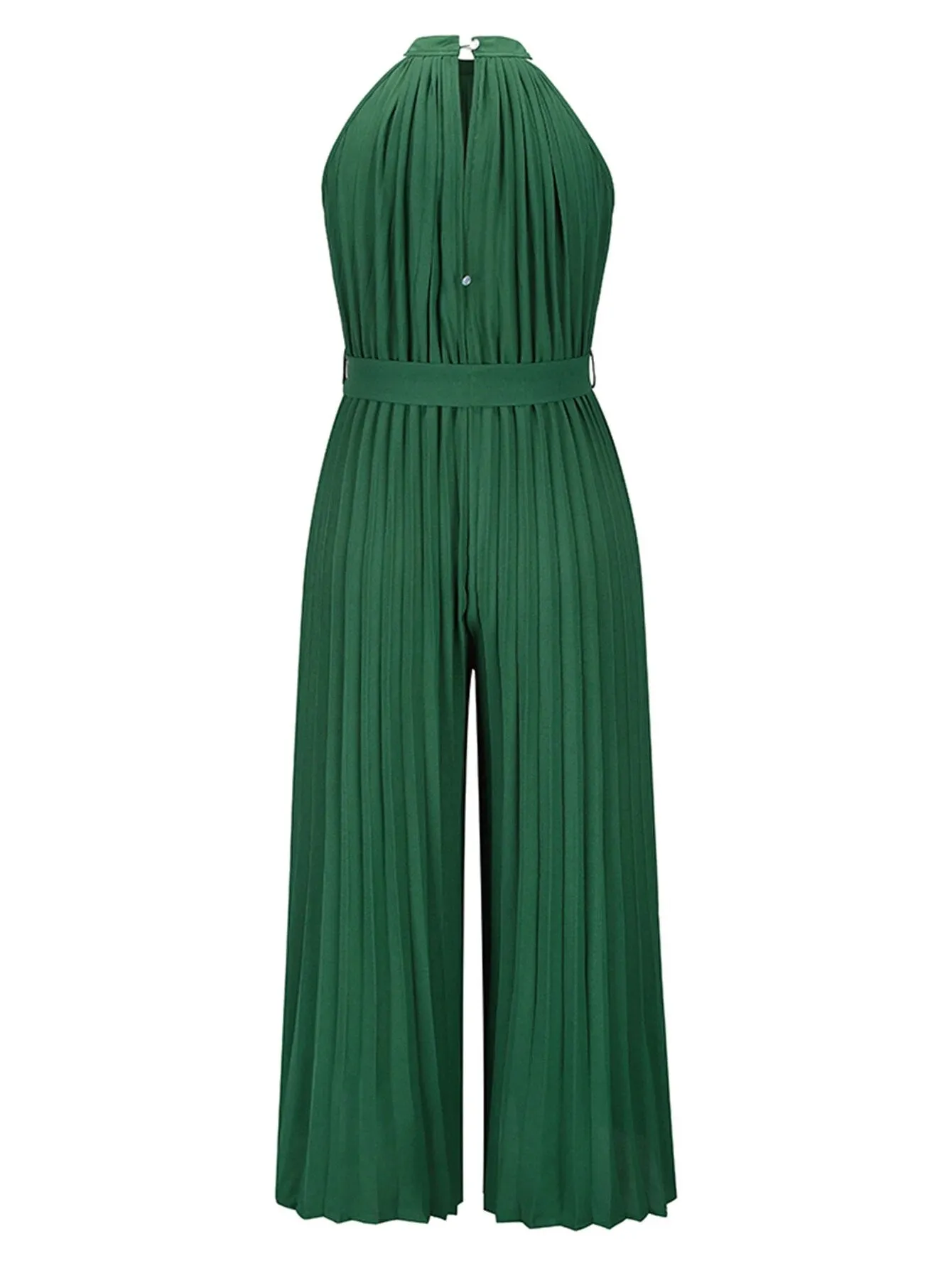 Stylish Halter Neck Wide-Leg Jumpsuit