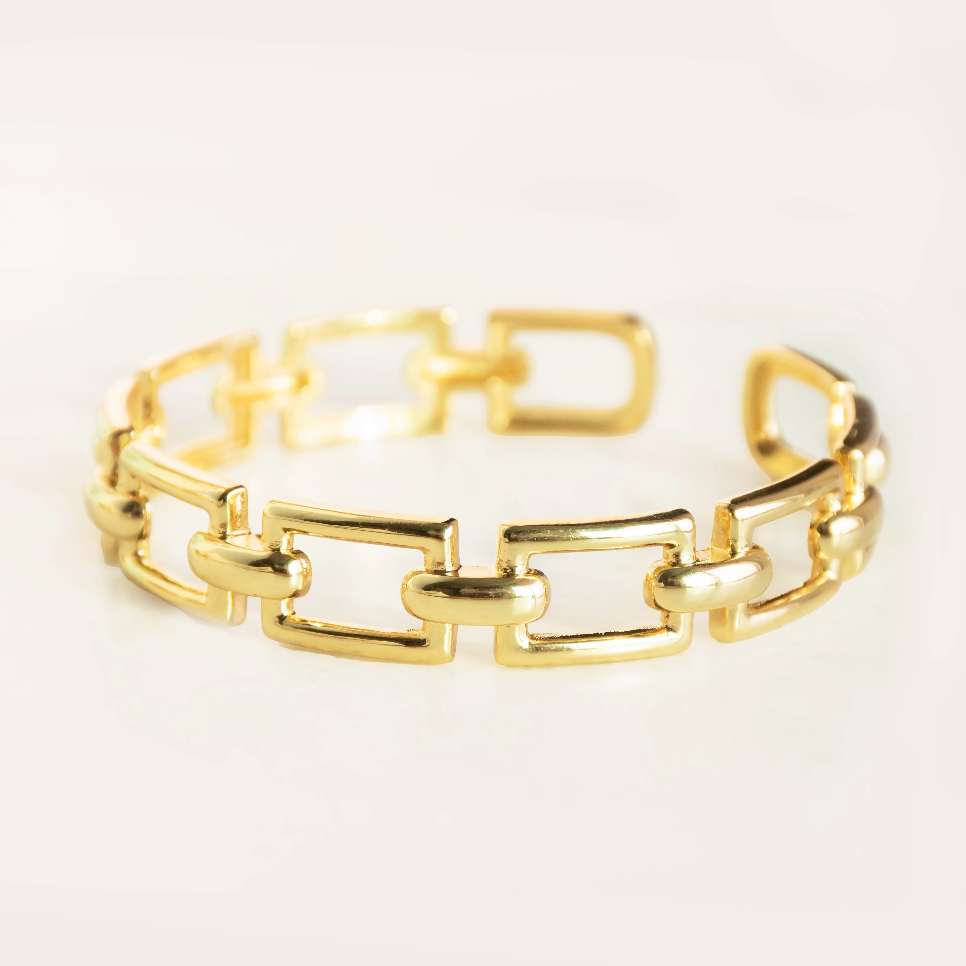 Thick Link Chain Bangle