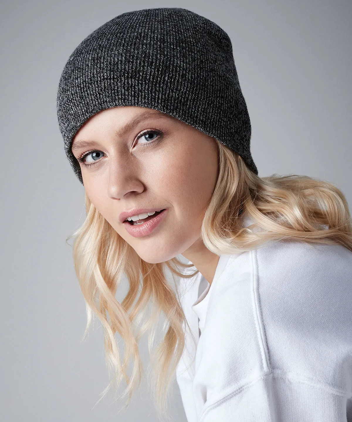 Two-tone pull-on beanie | Yellow