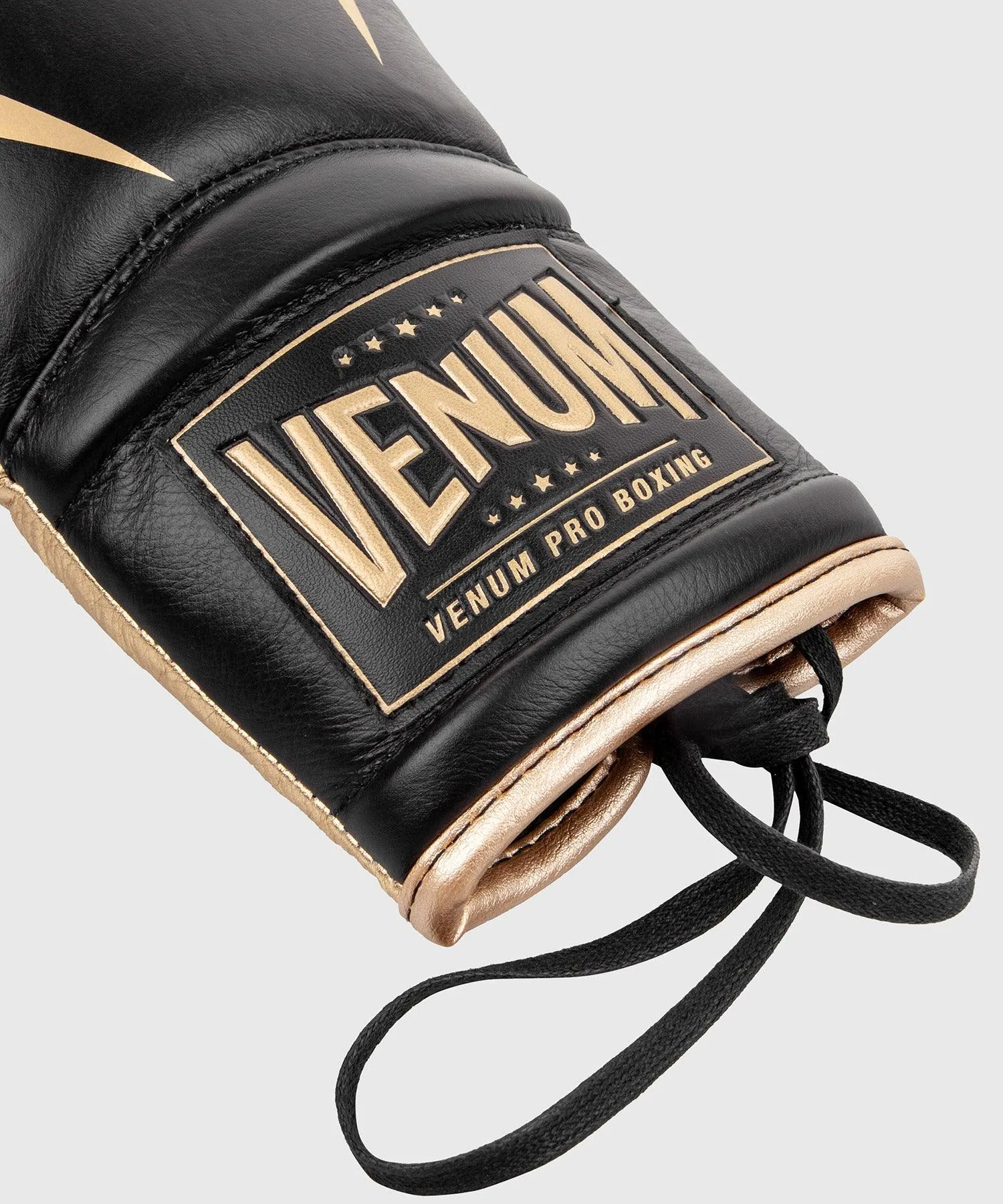 Venum Giant 2.0 Pro Boxing Gloves - With Laces - Black/Gold