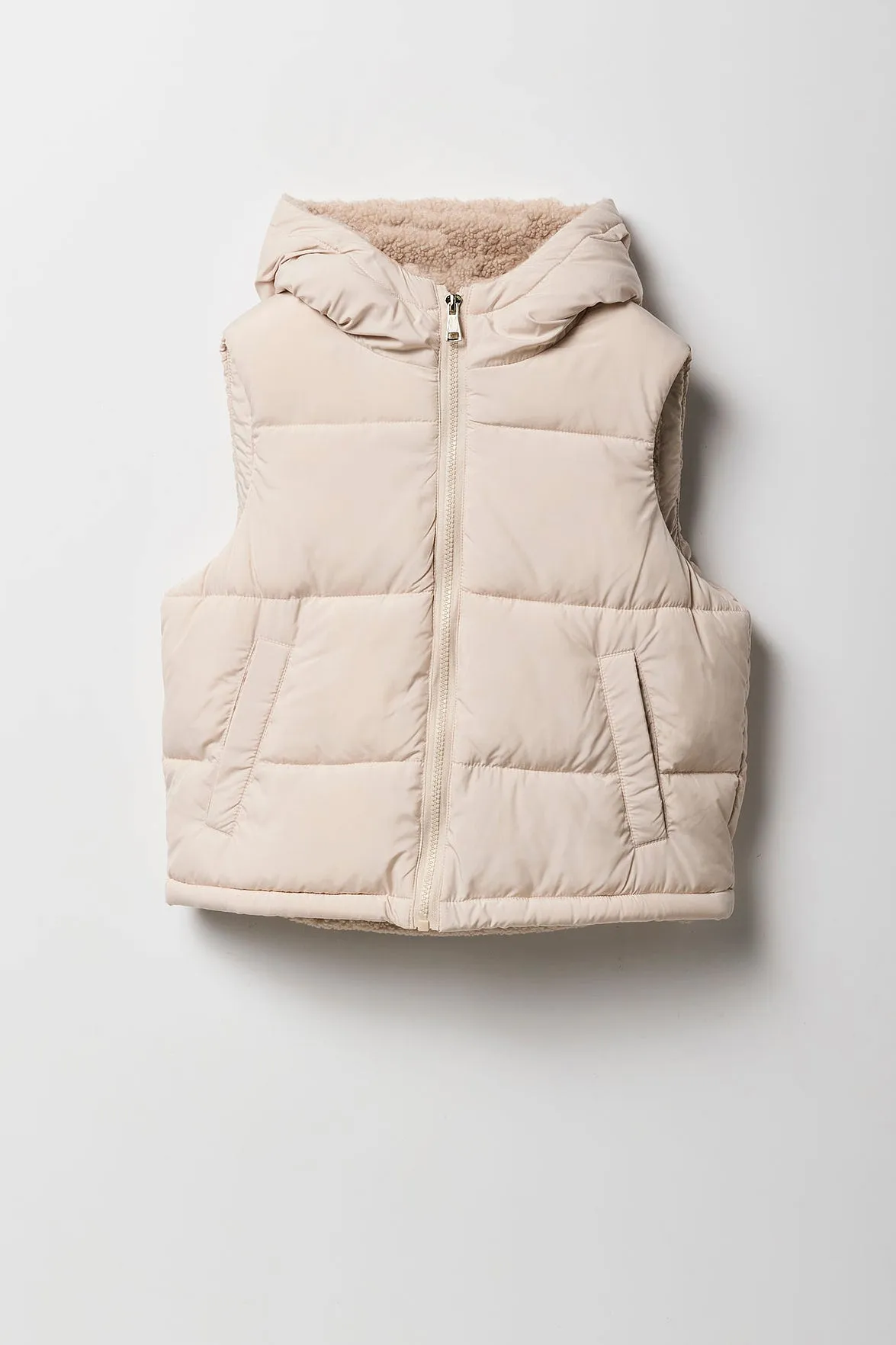 Veste bouffante doublée de Sherpa pour fille