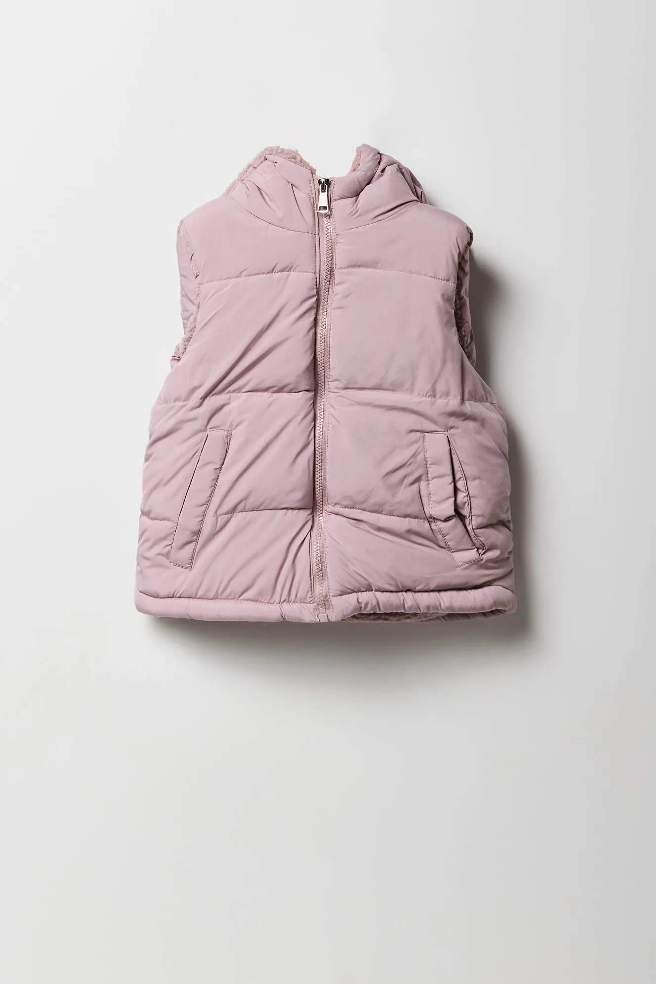 Veste bouffante doublée de Sherpa pour fille