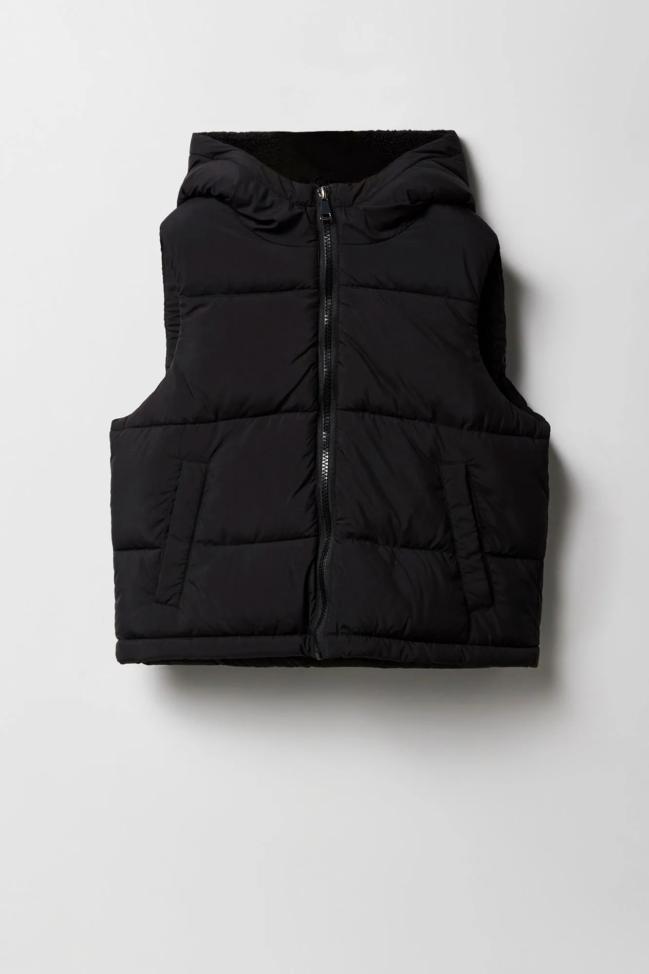 Veste bouffante doublée de Sherpa pour fille