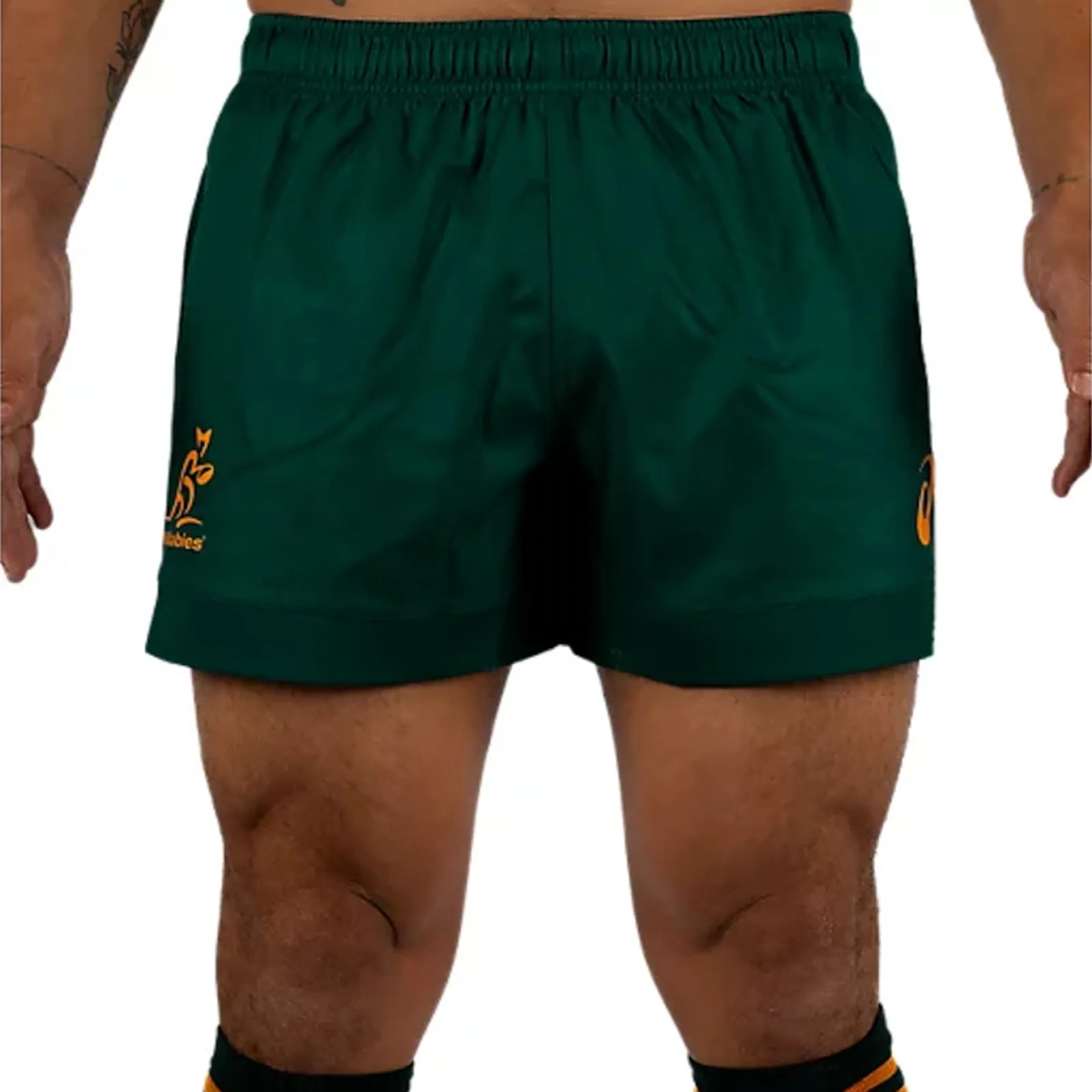 Wallabies 2024  Replica Home Shorts Rugby Union by Asics