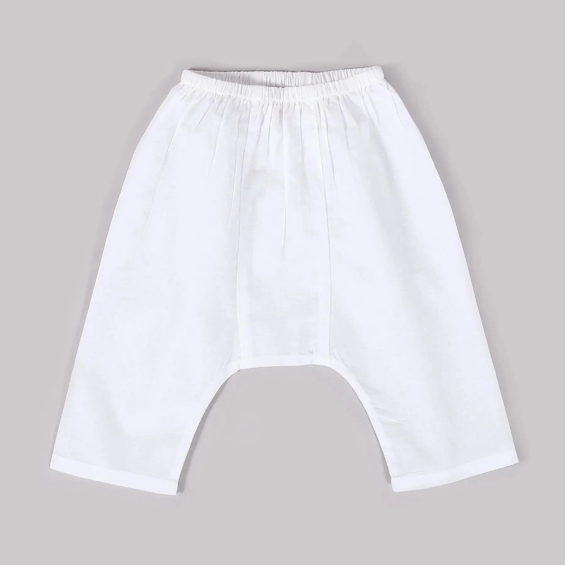 White Cotton Berry Pants (6-24 Months)