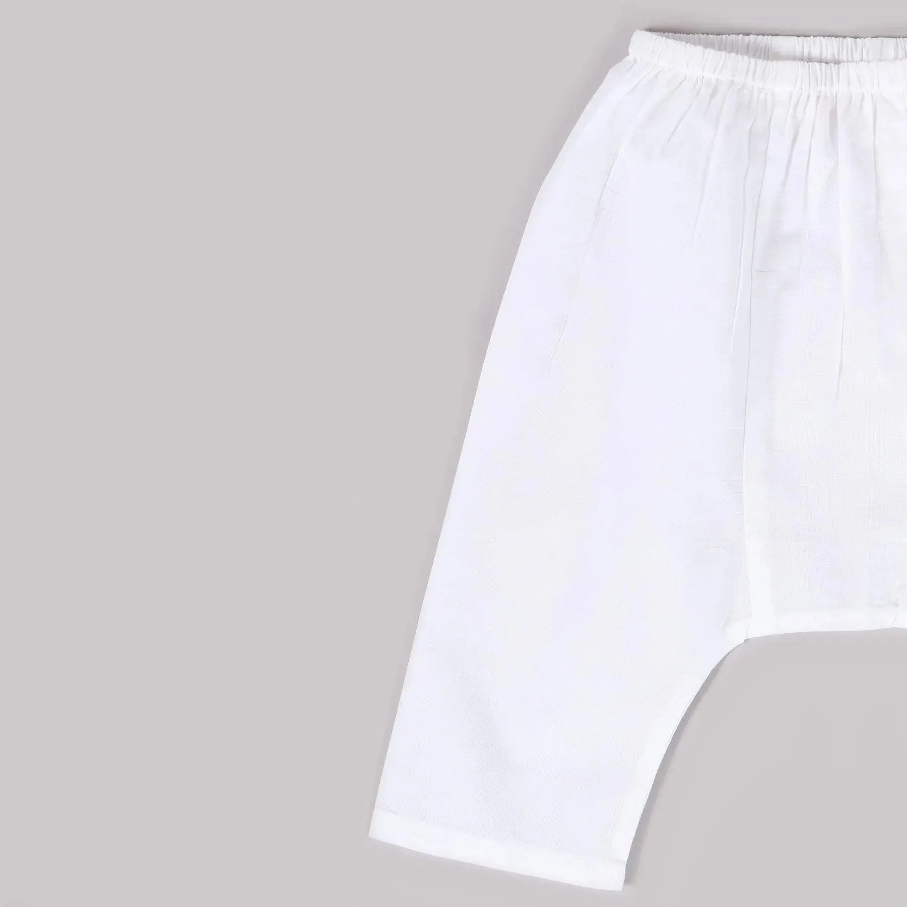 White Cotton Berry Pants (6-24 Months)