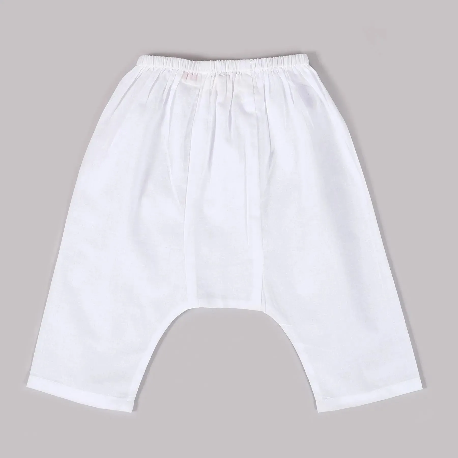 White Cotton Berry Pants (6-24 Months)