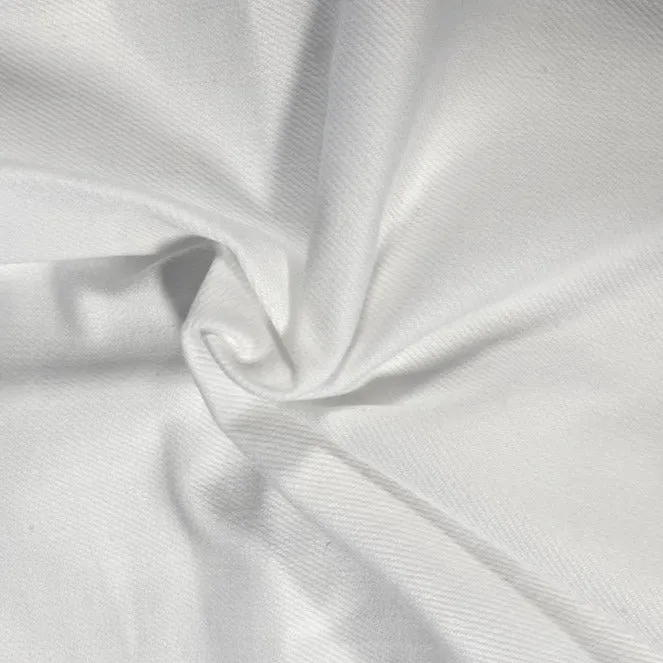 White | Stretch Twill 9 Ounce - SKU 6978 #S174