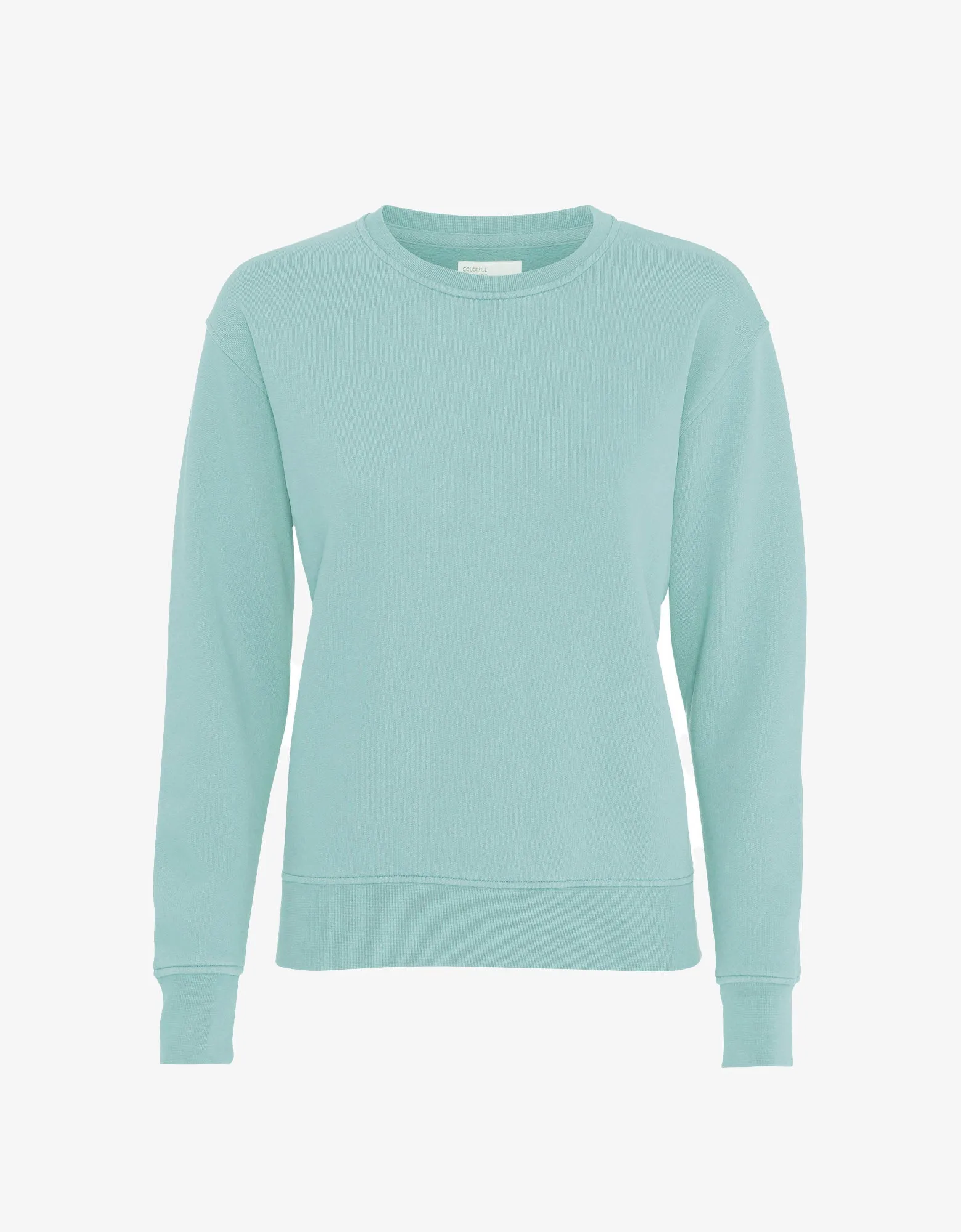 Women Classic Organic Crew - Teal Blue