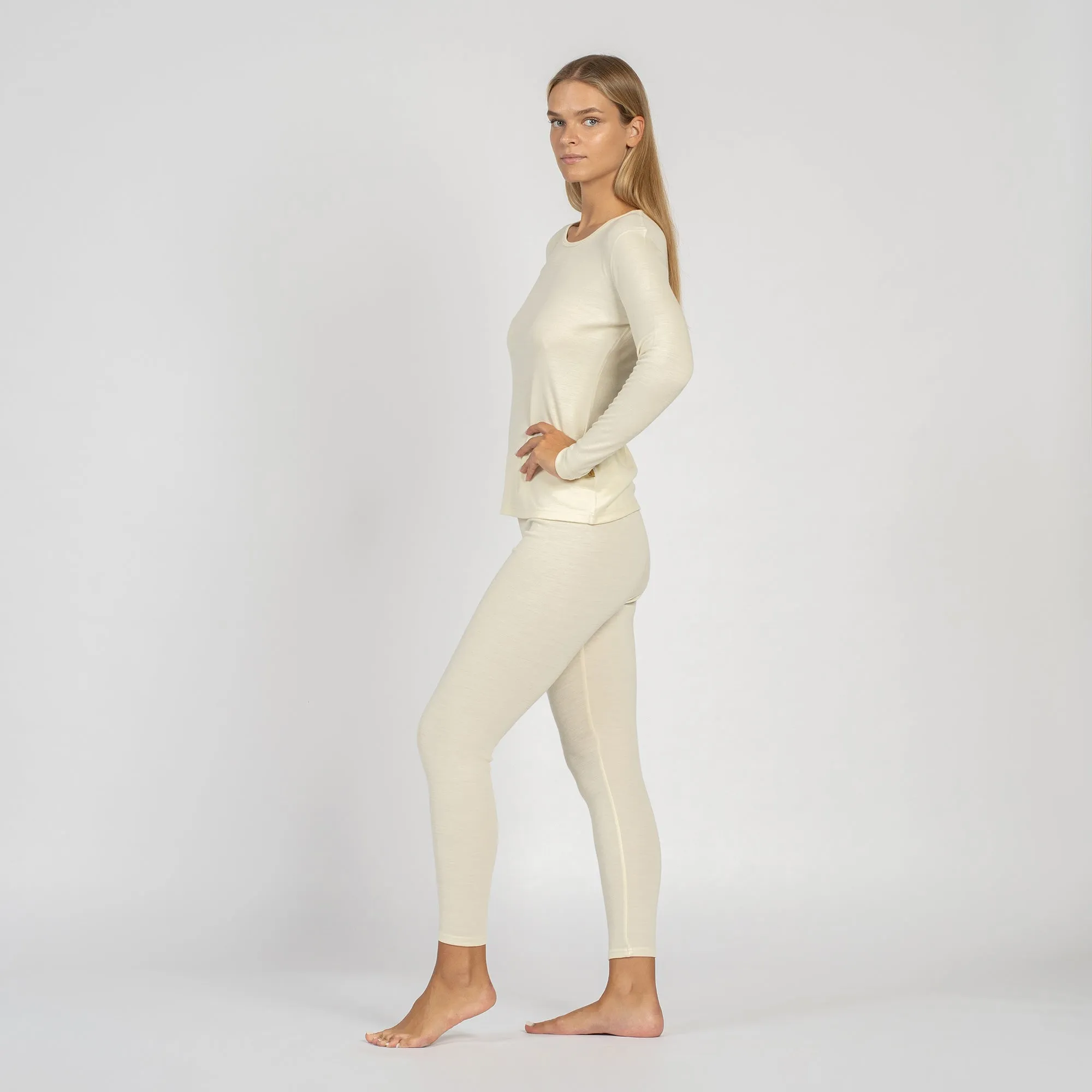 Women's 250 Long Sleeve & Leggings 2-Piece Natural