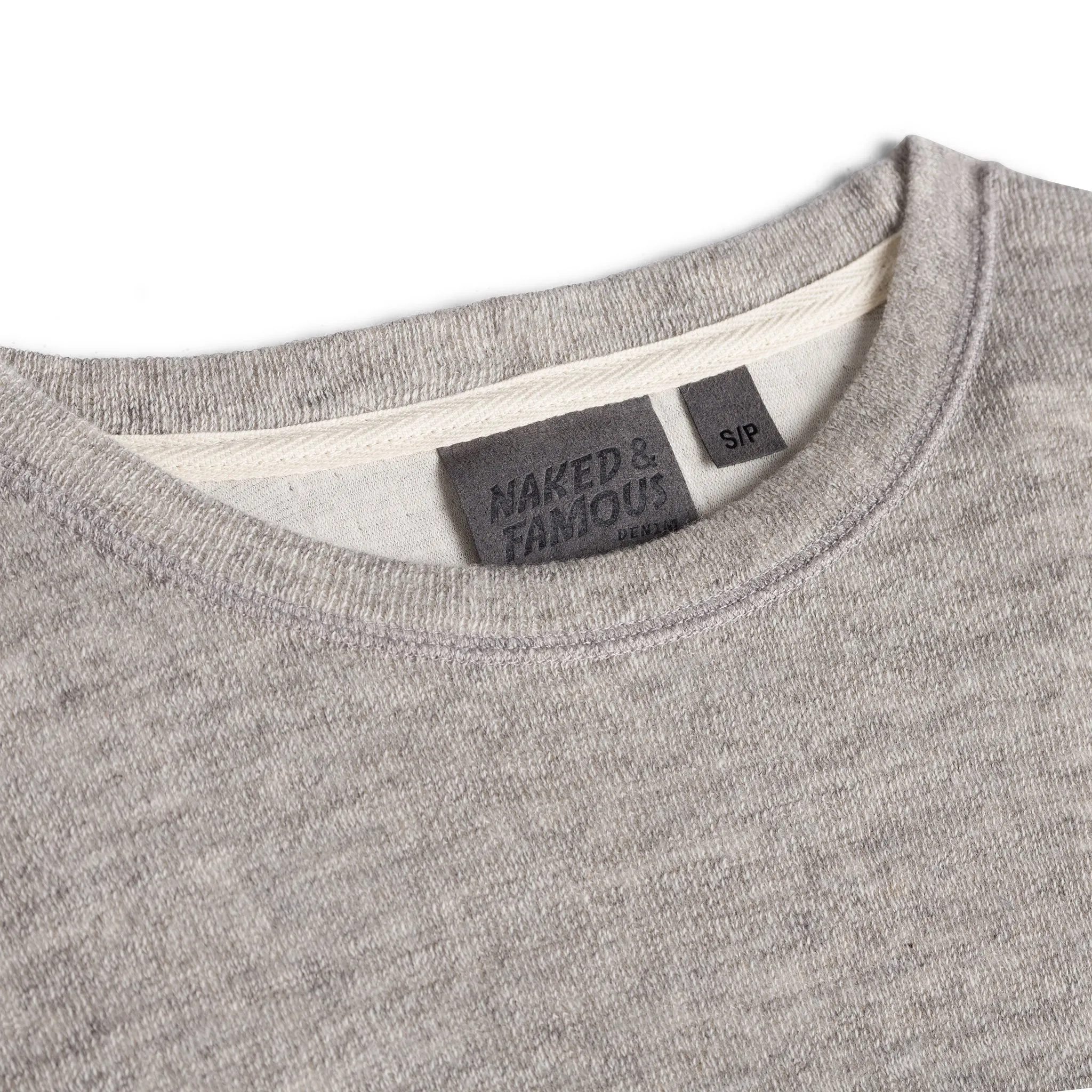 Women's - Weekend Crew - Vintage Doubleface - Grey