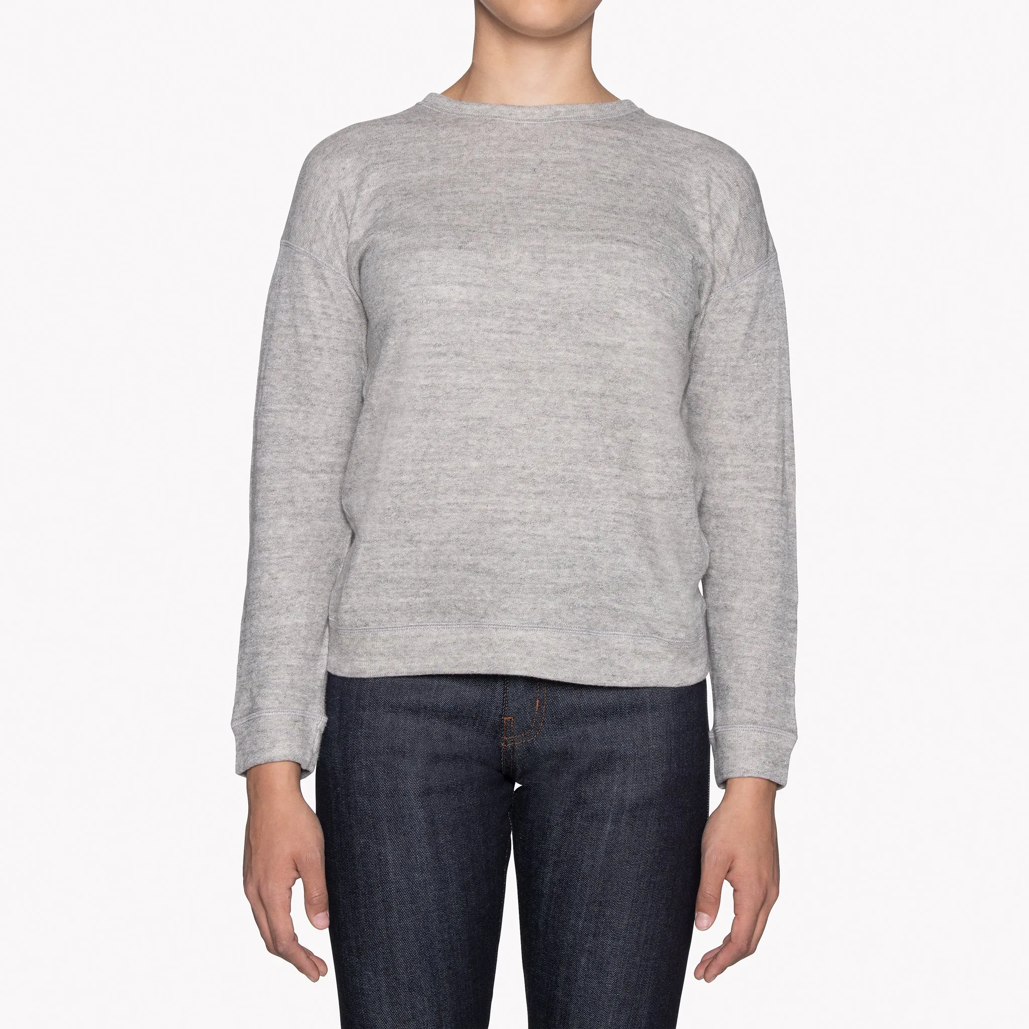 Women's - Weekend Crew - Vintage Doubleface - Grey