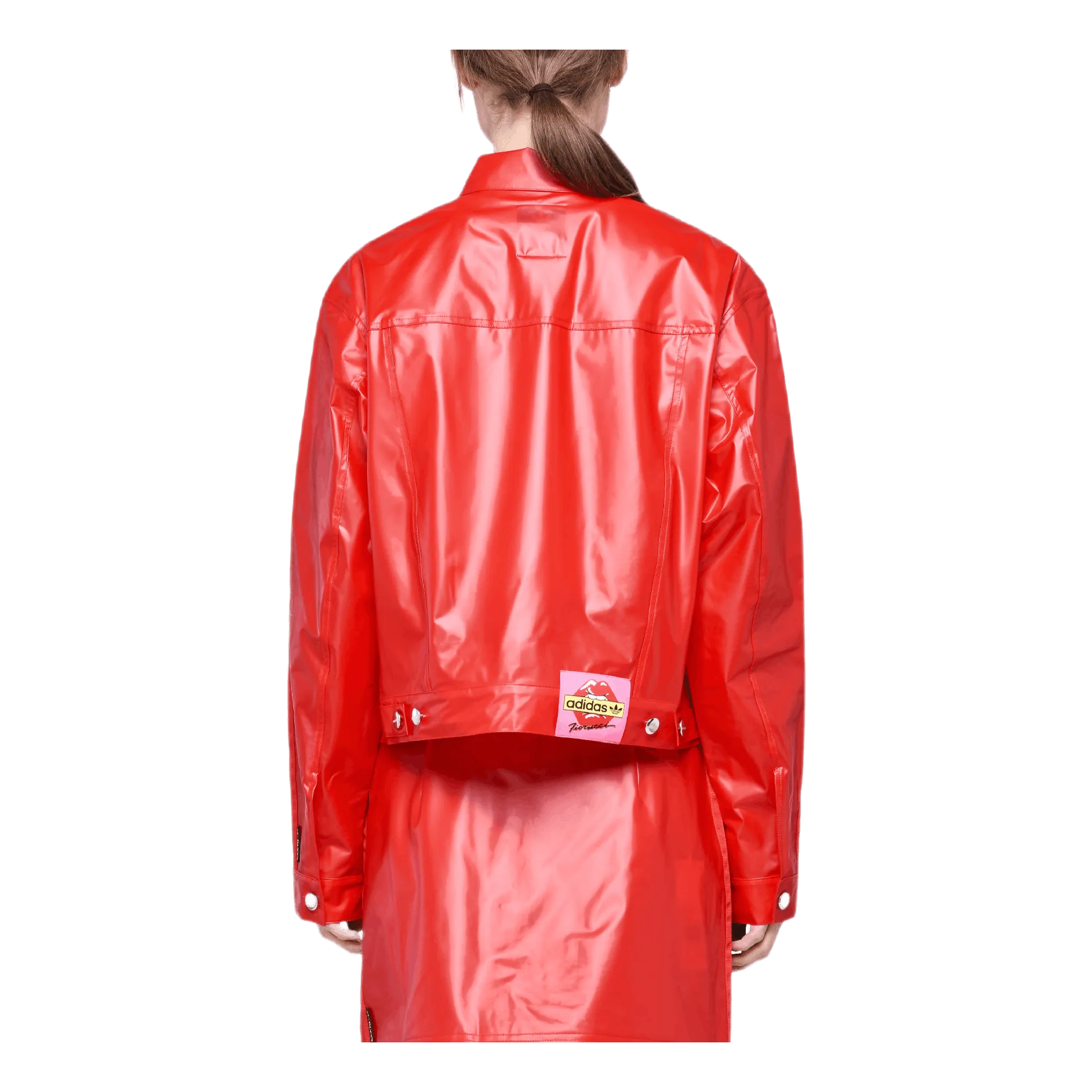 X Fiorucci Kiss Jacket Red