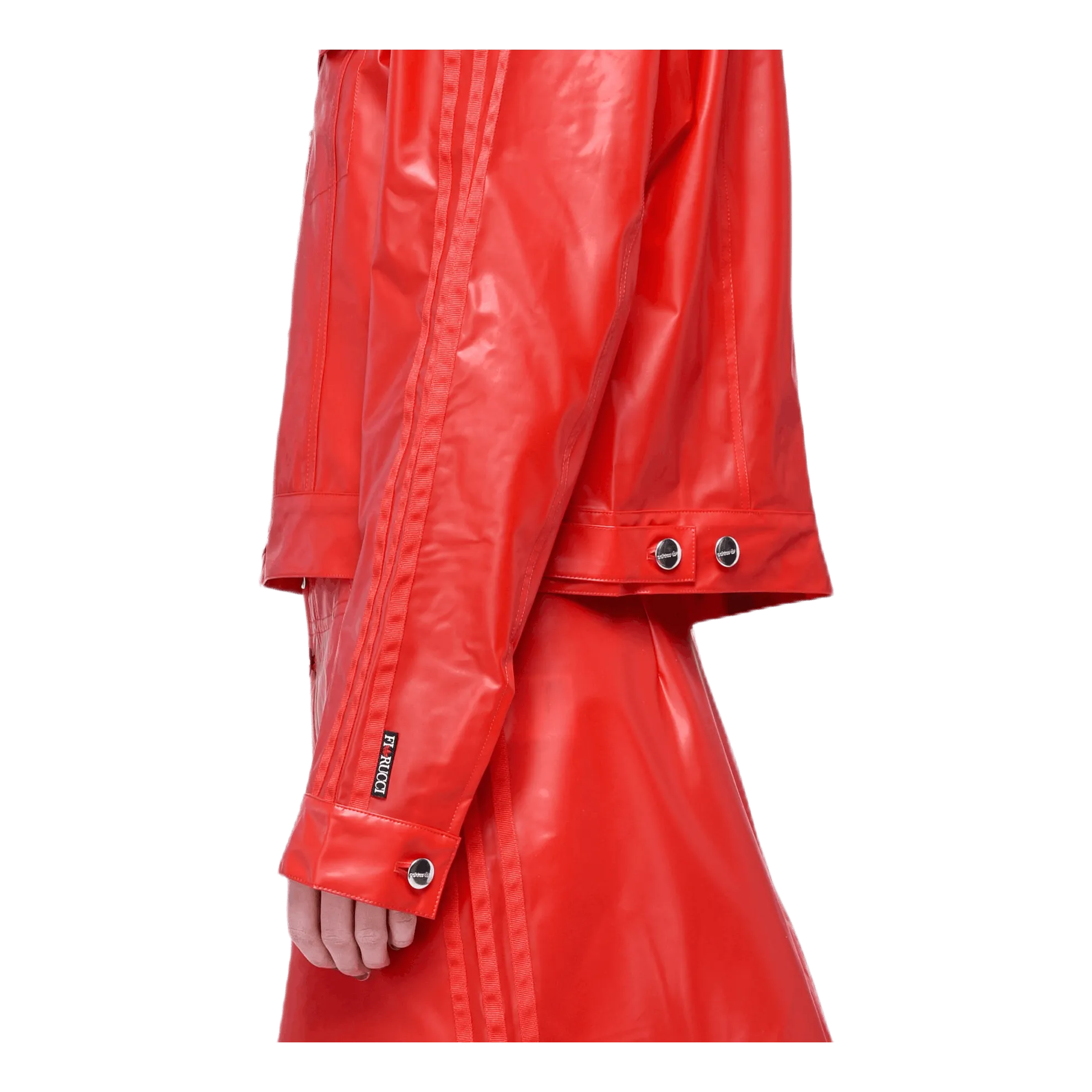 X Fiorucci Kiss Jacket Red