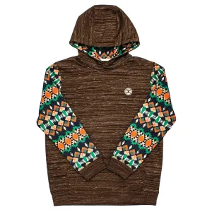 Youth "Summit" Brown/Aztec Hoody